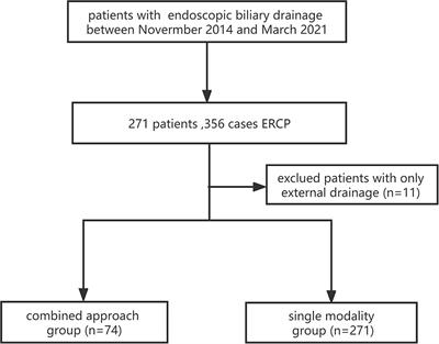 A single-center retrospective study comparing safety and efficacy of endoscopic biliary stenting only vs. EBS plus nasobiliary drain for obstructive jaundice
